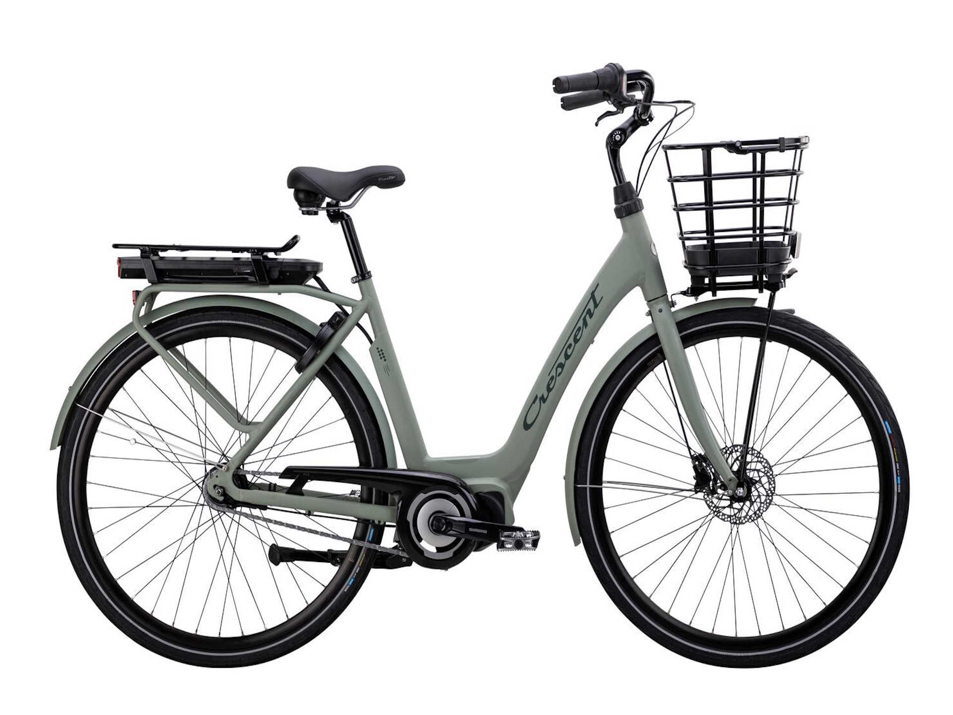 Crescent Elsa Dusty Green sähköpyörä naisille 2026